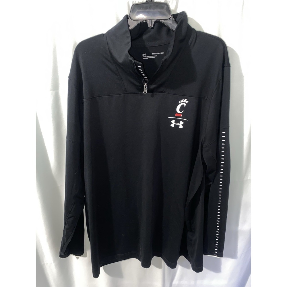 Cincinnati Bearcats Under Armour 1/4 Zip Pullover Jacket Men's 3XL Loose